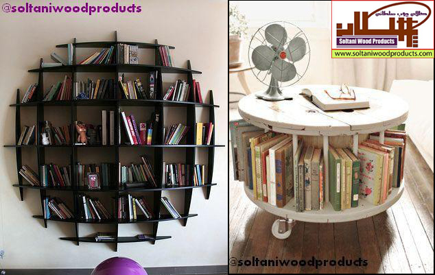 کتابخانه-خلاقیت-دیواری-مشکی-606-کتابخانه-هایگلاس-AGT