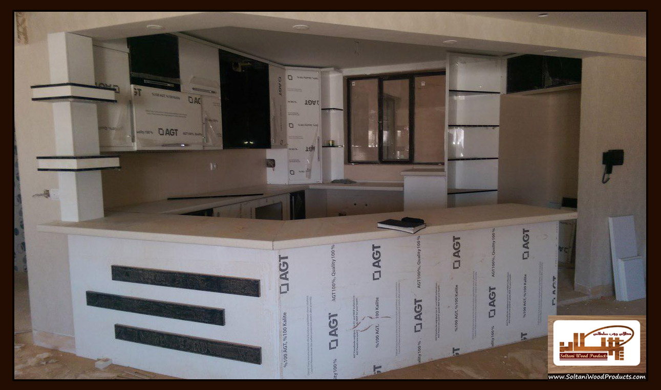 کابینت-آشپزخانه-سفید-ساده-601-701